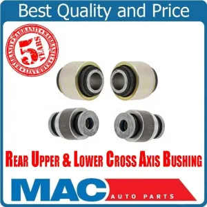 03-05 Expedition Navigator Rear Upper & Lower Cross Axis Bushing Ball Joints 4Pc