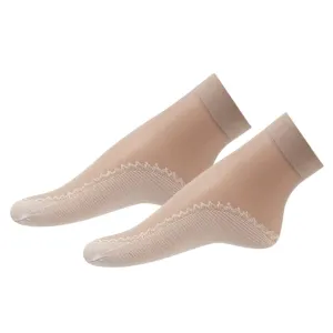 10 Pairs Women Non Slip Summer Socks Light Brown