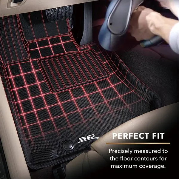 3D MAXpider Floor Mats Ford Expedition (07-10) All-Weather Kagu Series - Front / Second / Third Row