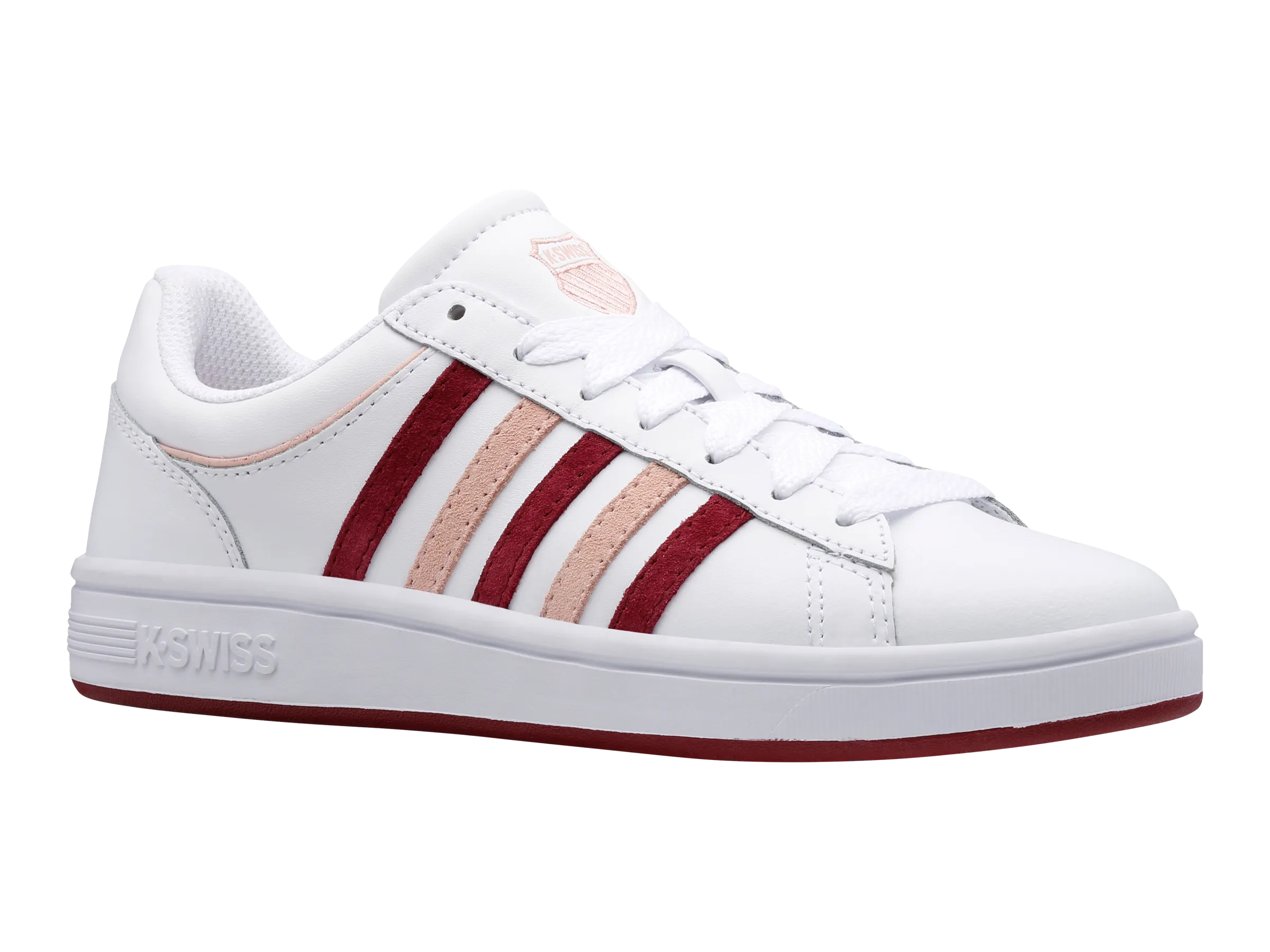 96154-938-M | COURT WINSTON | WHITE/PEACHY KEEN/BURGUNDY