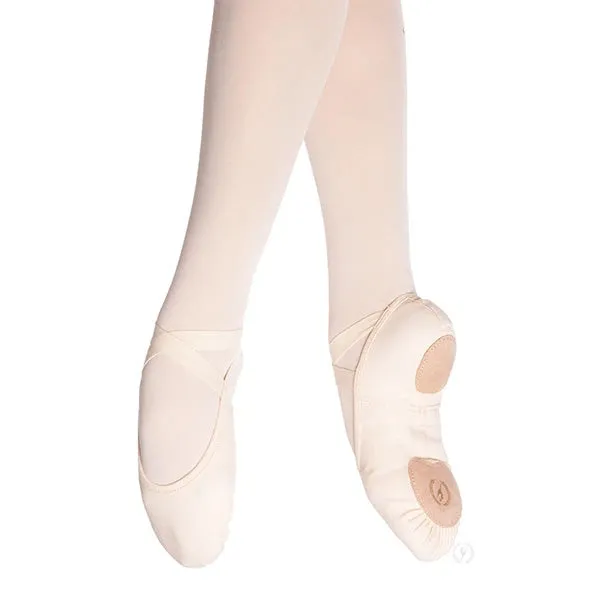 A1004a- Eurotard Adult Assemble' Split Sole Ballet- Lt. Pink, Black, and other colors