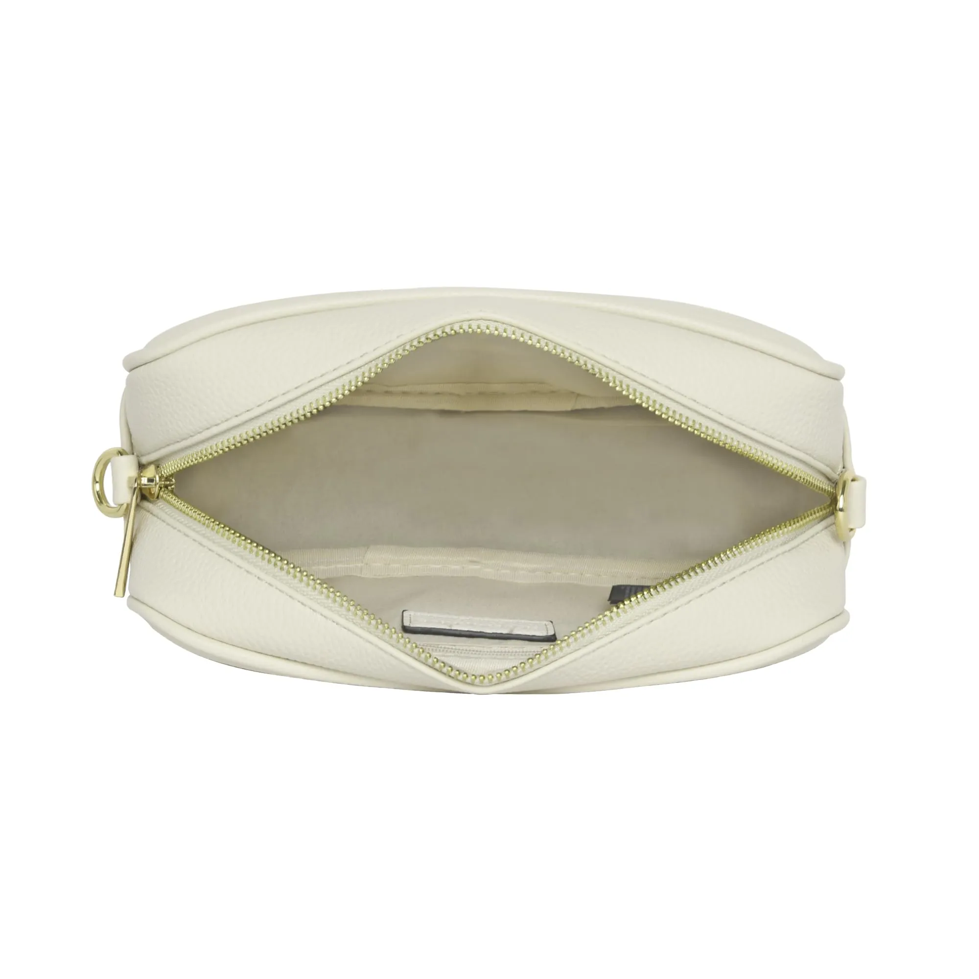 Accessorize London Women's Cream Webbing Strap Camera Bag