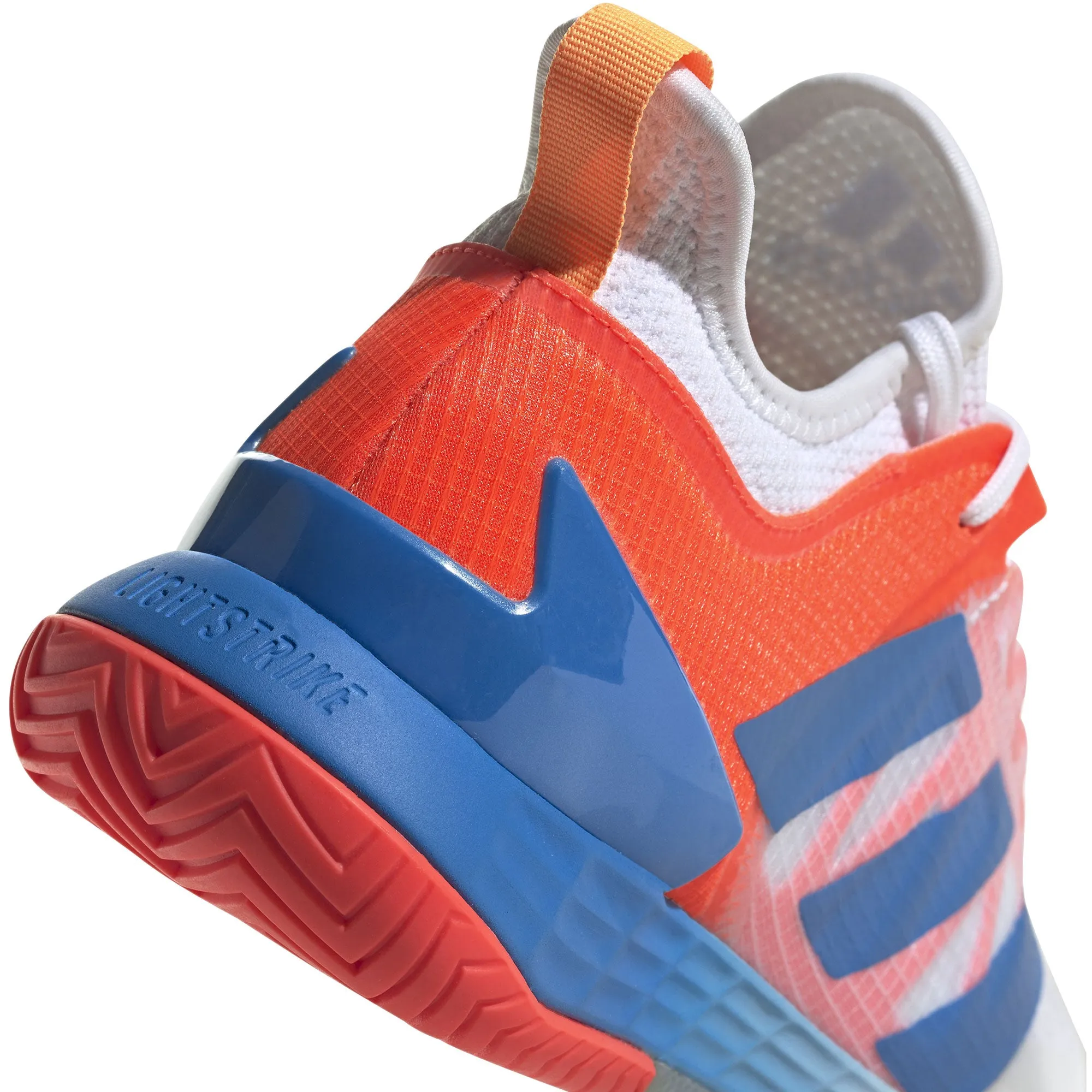 Adidas Adizero Ubersonic 4 White-Blue-Red Mens Tennis Shoes