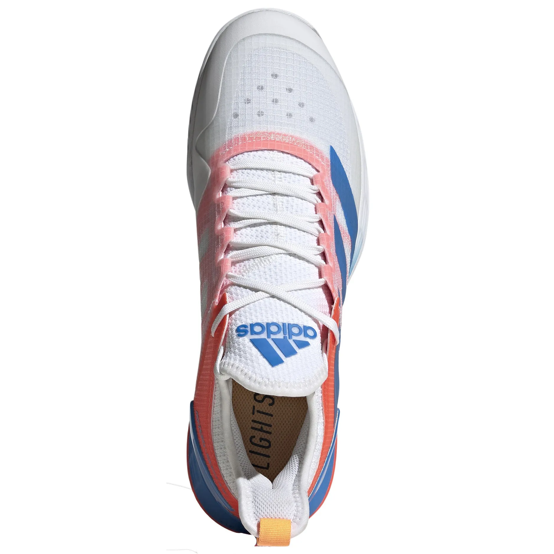 Adidas Adizero Ubersonic 4 White-Blue-Red Mens Tennis Shoes