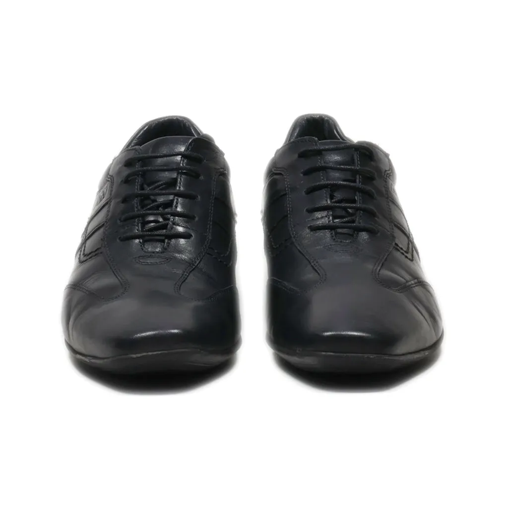 Am Shoe Company Formal Lace Ups Leather Black Colour For Men