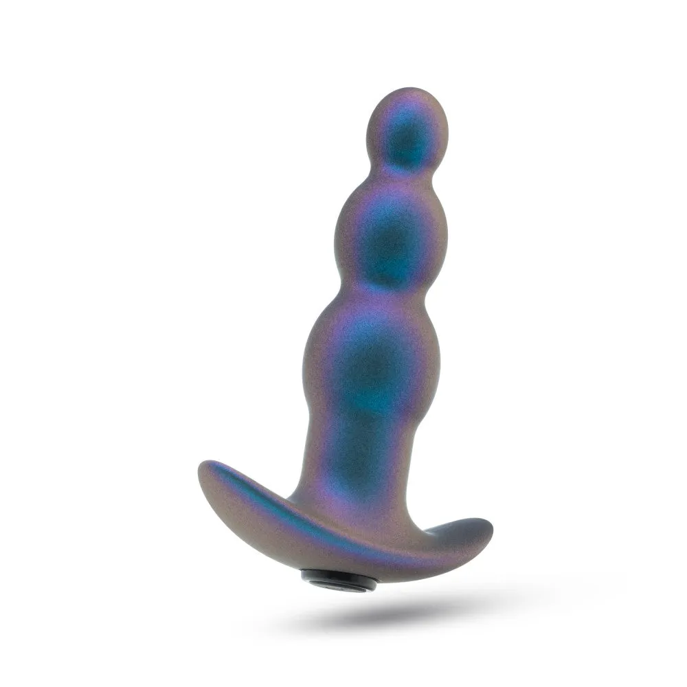 Anal Adventures Matrix By Blush® | Expedition - Vibrating Anal Plug With AnchorTech™ Base -Lunar Blue