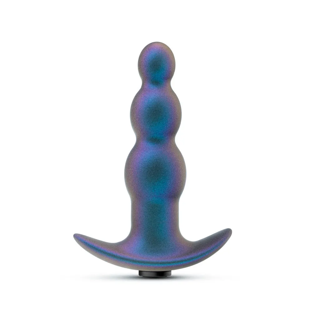 Anal Adventures Matrix By Blush® | Expedition - Vibrating Anal Plug With AnchorTech™ Base -Lunar Blue