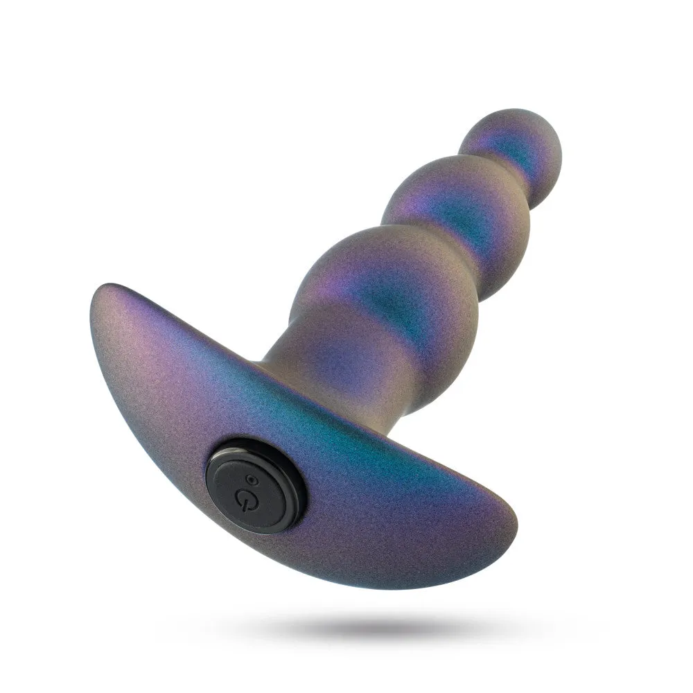 Anal Adventures Matrix By Blush® | Expedition - Vibrating Anal Plug With AnchorTech™ Base -Lunar Blue