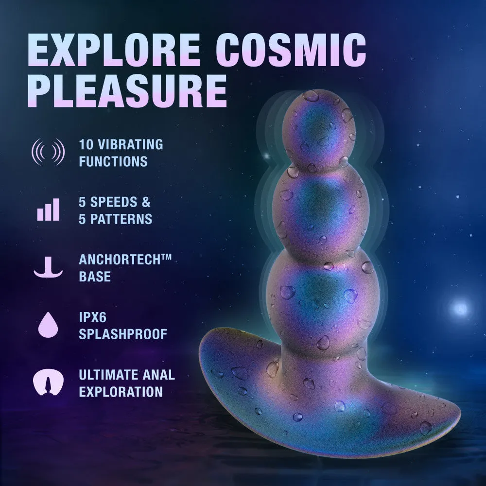 Anal Adventures Matrix By Blush® | Expedition - Vibrating Anal Plug With AnchorTech™ Base -Lunar Blue