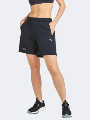 Anta Classic Knit Women Training Short Black