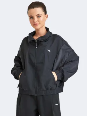 Anta Woven Women Training Jacket Black