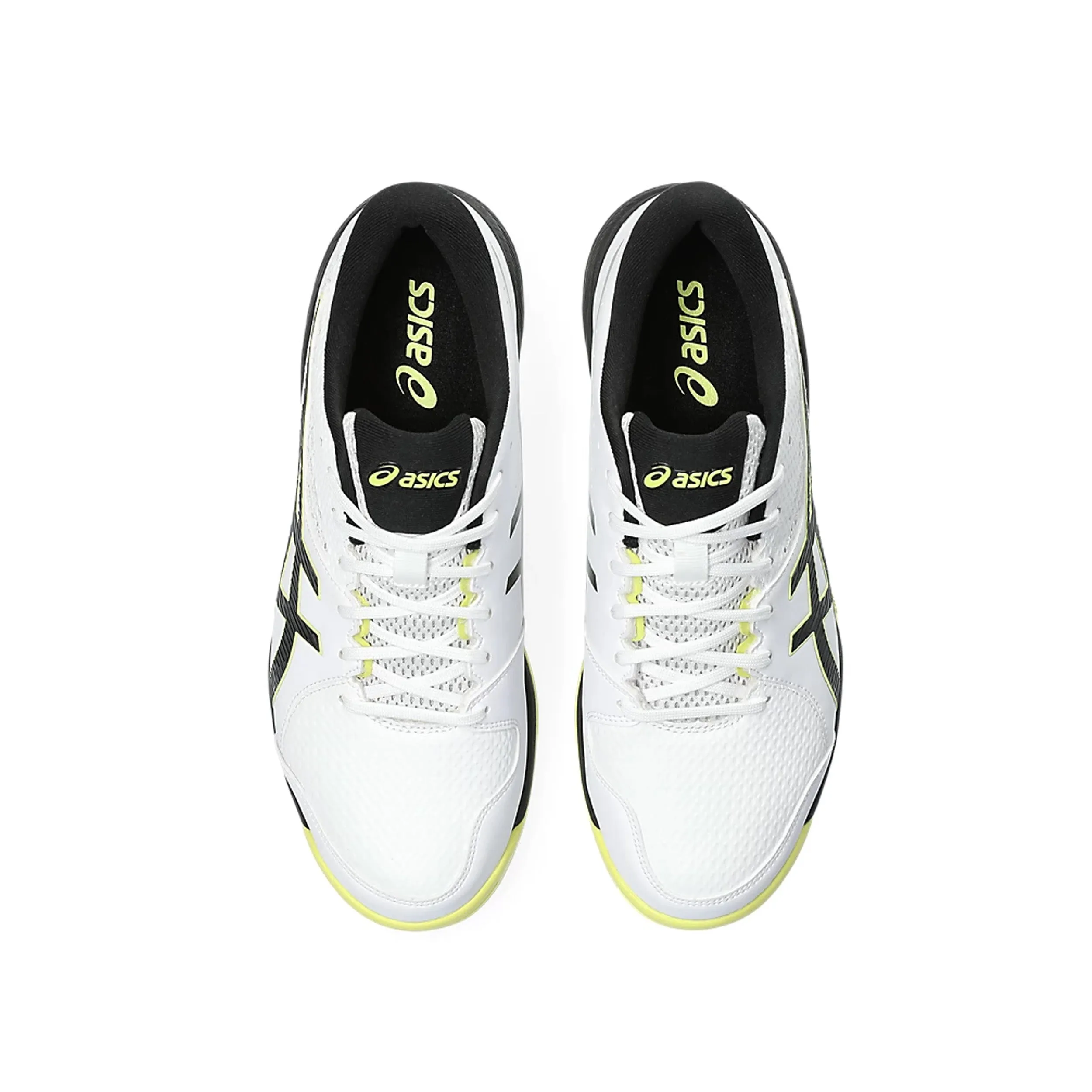 Asics Gel Peake 2 Men's Cricket Shoes (White/Glow Yellow)