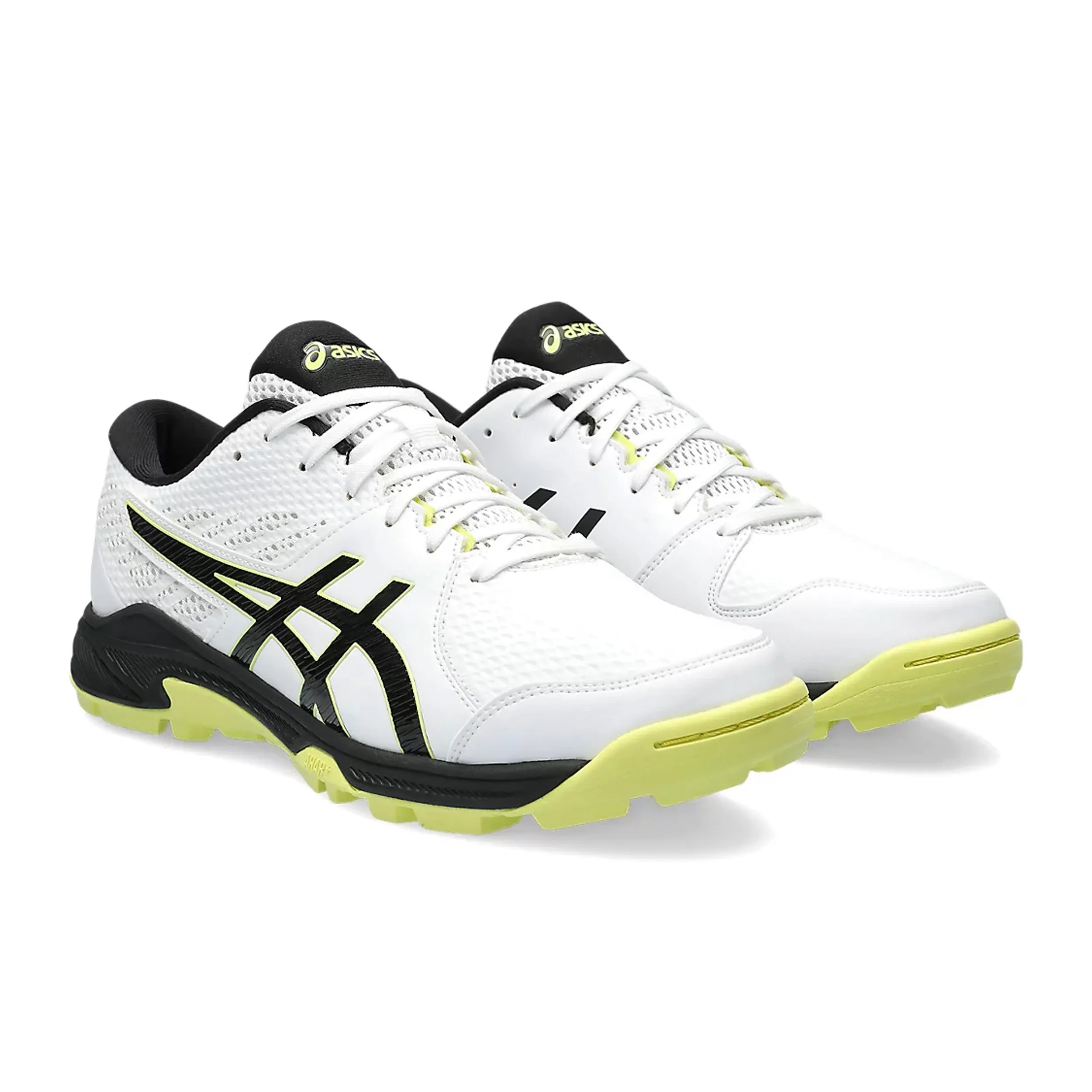 Asics Gel Peake 2 Men's Cricket Shoes (White/Glow Yellow)