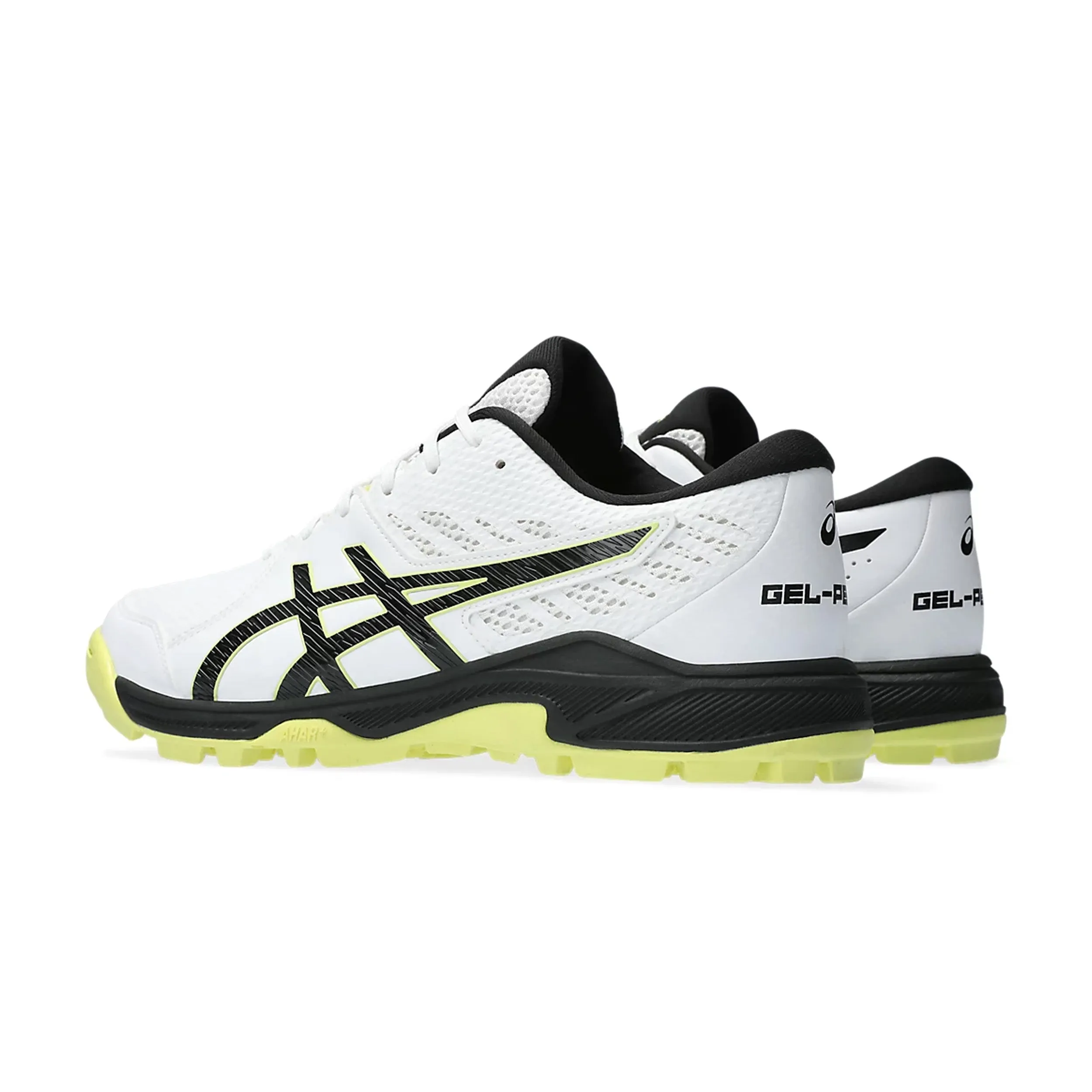 Asics Gel Peake 2 Men's Cricket Shoes (White/Glow Yellow)