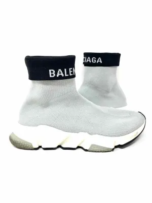 BALENCIAGA Speed Trainer Sock Men's Gray Size 7 Sneakers