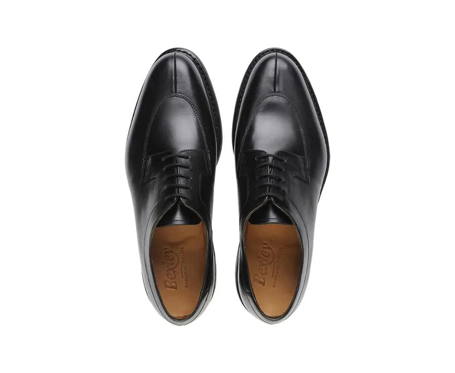 Black Derby Shoes - Rubber outsole - KENT GOMME COUNTRY