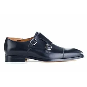 Black double Buckle Shoes - CHEDDINGTON