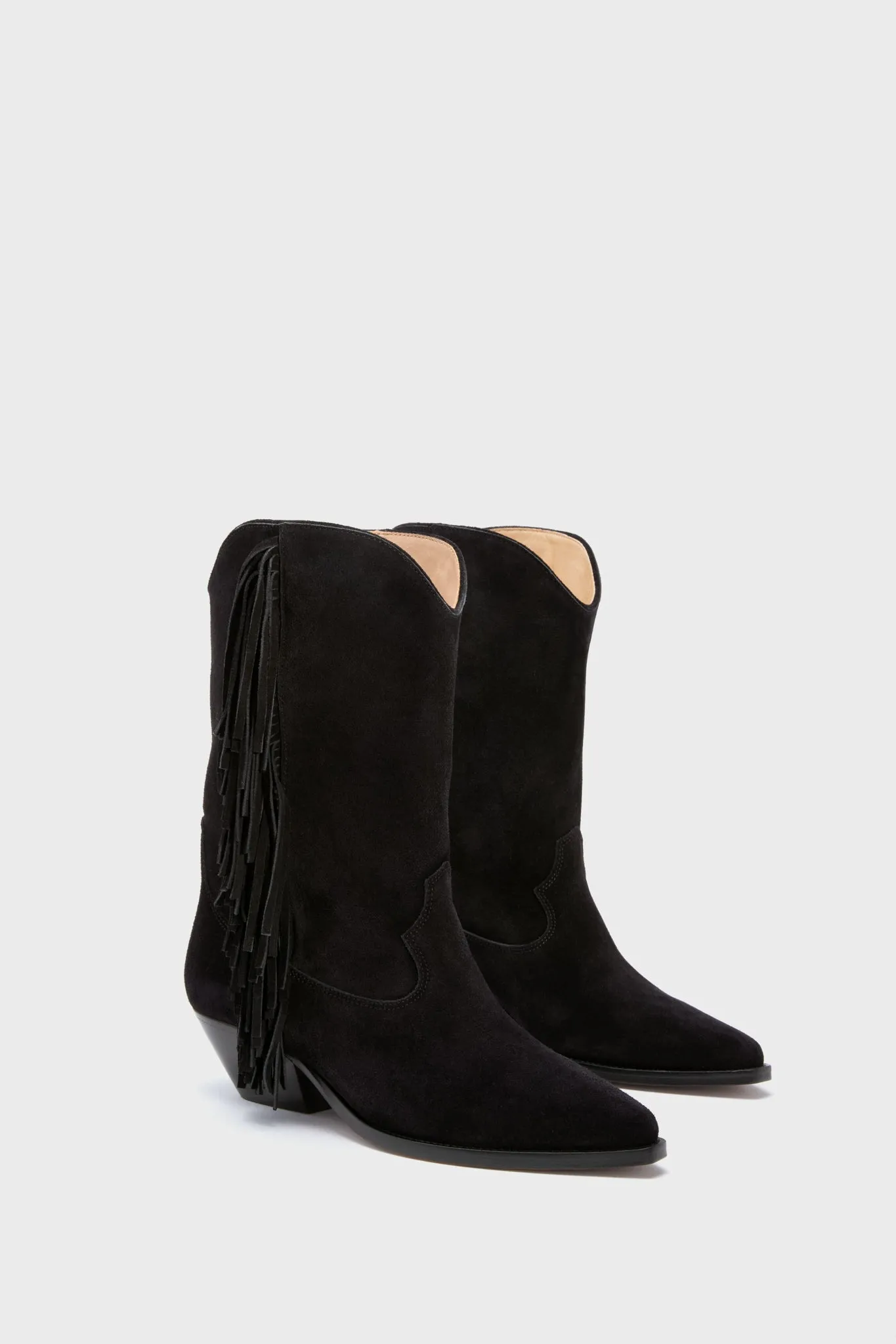 Black Fringe Duerto Boots