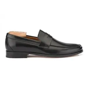 Black leather loafers - DAVIES II