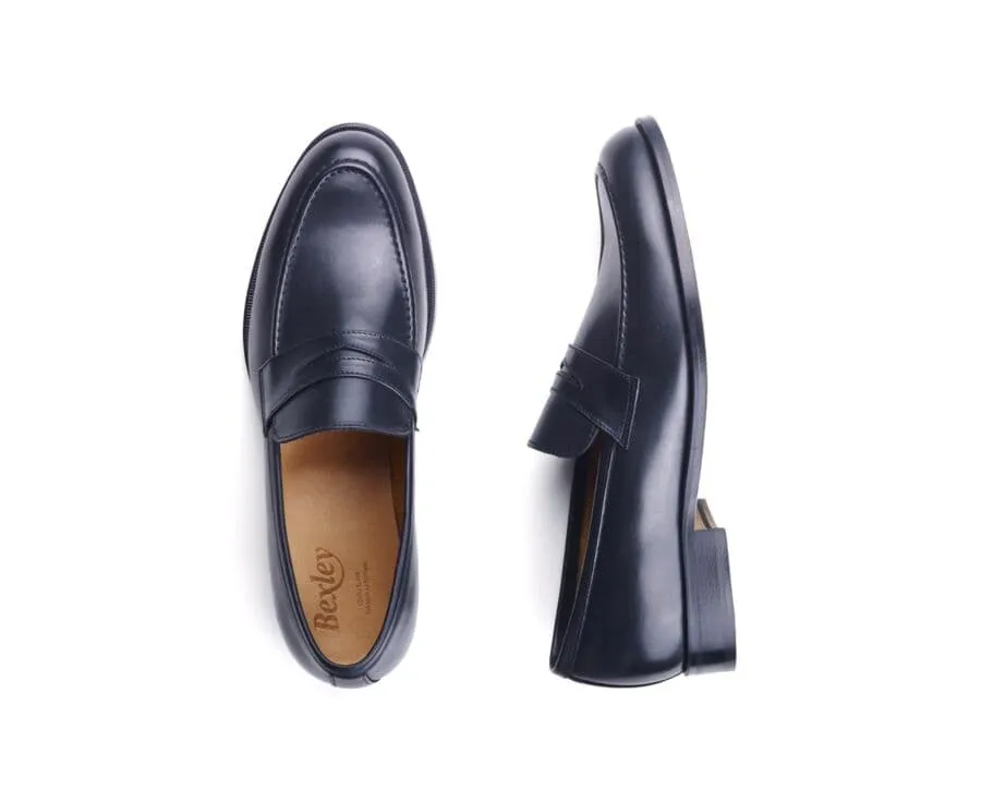 Black leather men&#039;s loafers - DIXTON