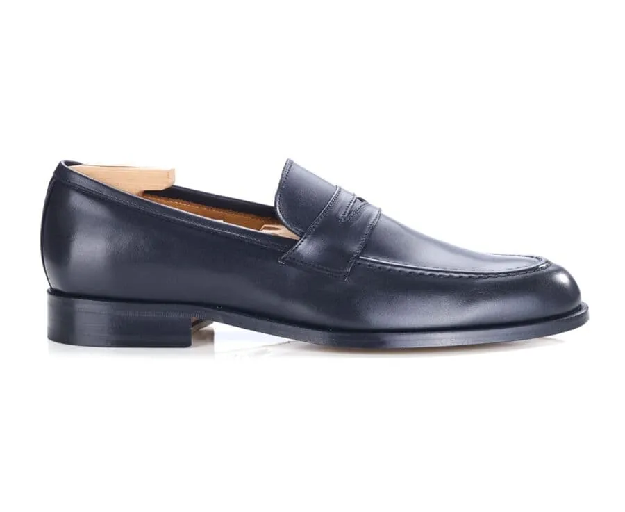 Black leather men&#039;s loafers - DIXTON