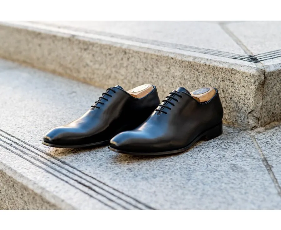 Black Men&#039;s Oxford shoes - Leather outsole - OLDBURY