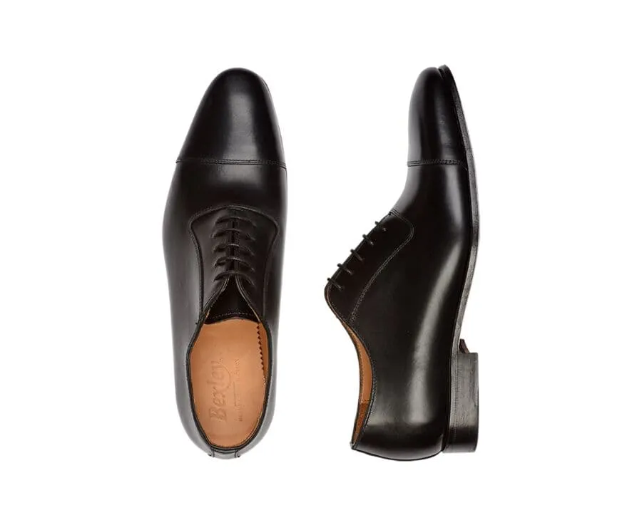 Black Men&#039;s Oxford shoes - Leather outsole - RINGWOOD