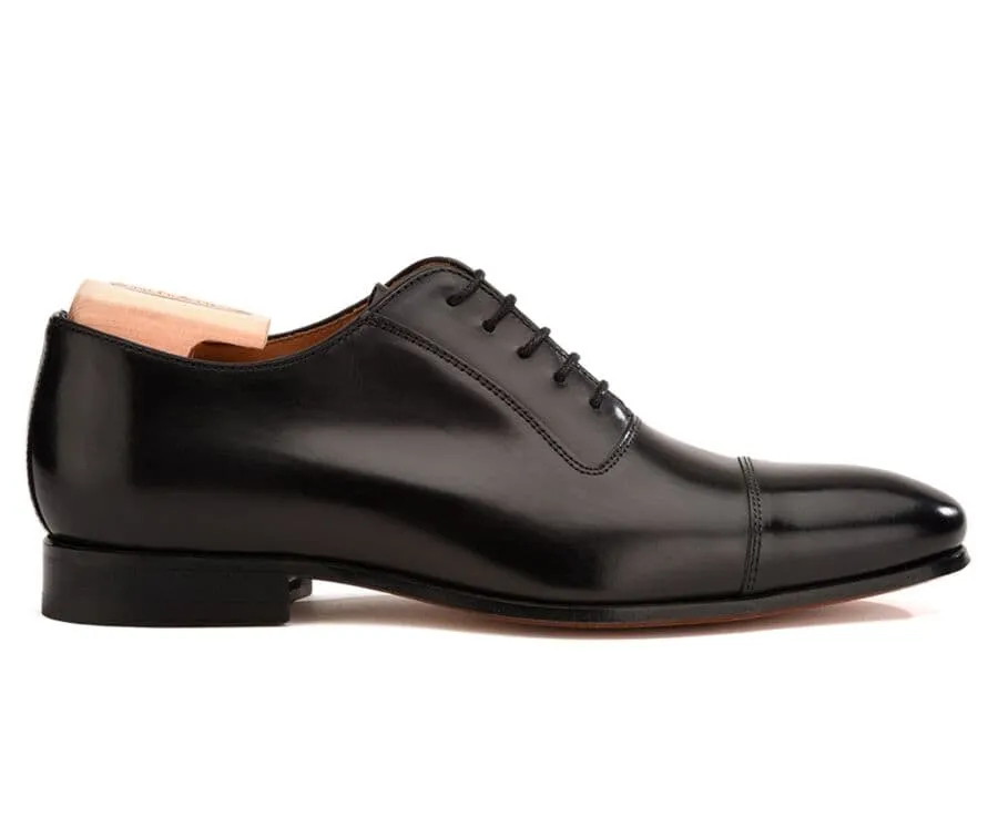 Black Men&#039;s Oxford shoes - Leather outsole - RINGWOOD