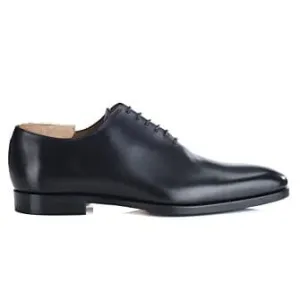 Black Men&#039;s Oxford shoes - Leather sole with pad - BELLAGIO PATIN