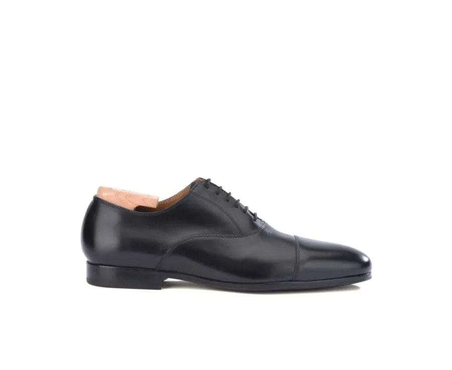 Black Men&#039;s Oxford shoes - Rubber outsole - LENNOX GOMME URBAN