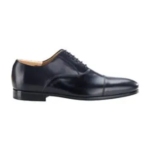 Black Men&#039;s Oxford shoes - Rubber outsole - LENNOX GOMME URBAN