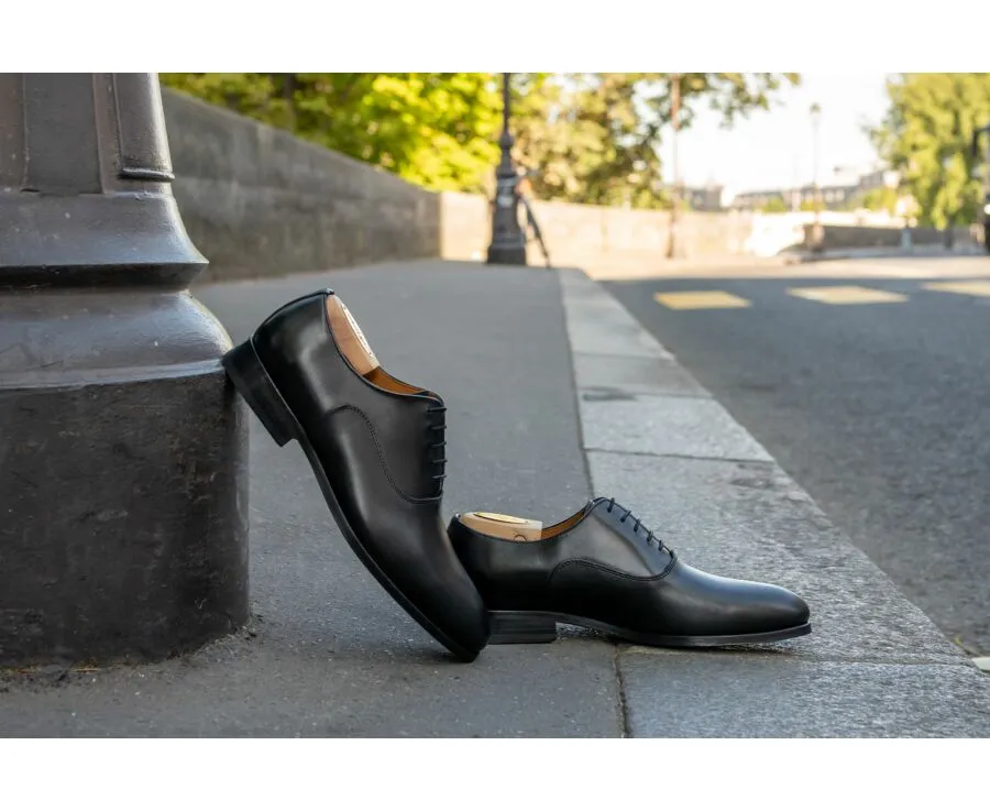 Black Oxford shoes - Leather outsole - WAYFORD