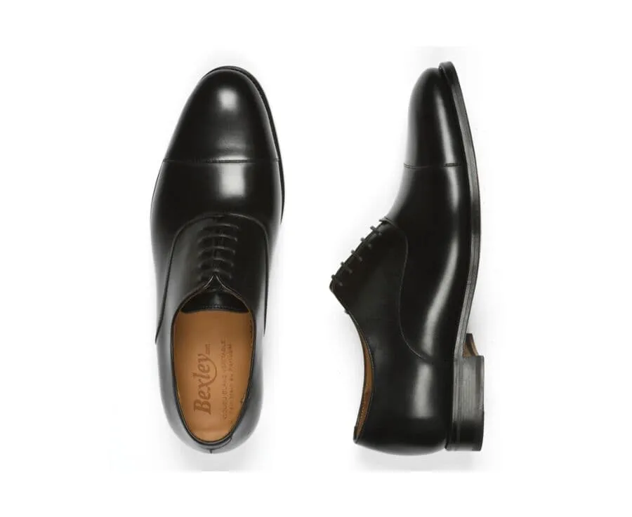 Black Oxford shoes - Leather outsole - WINFORD