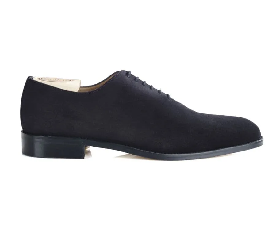 Black suede Oxford shoes - Leather outsole - PETER