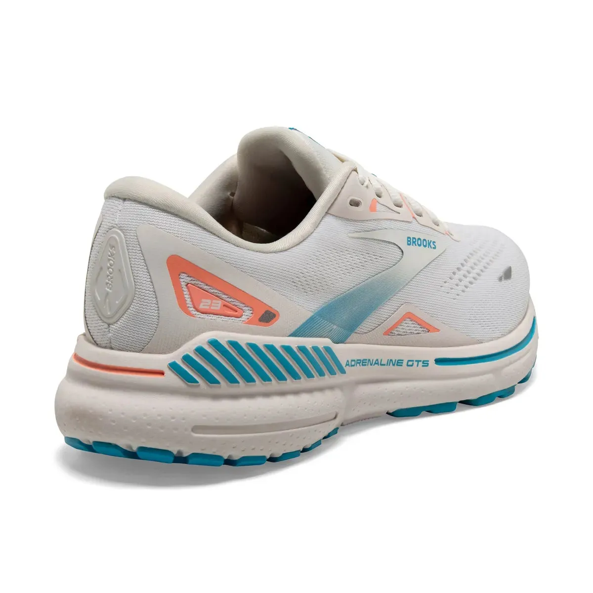 Brooks Women's Adrenaline GTS 23 - Coconut/Papaya/Blue