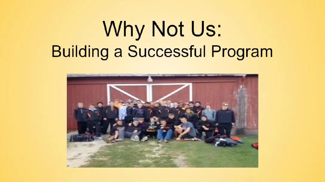 Building A Successful Program