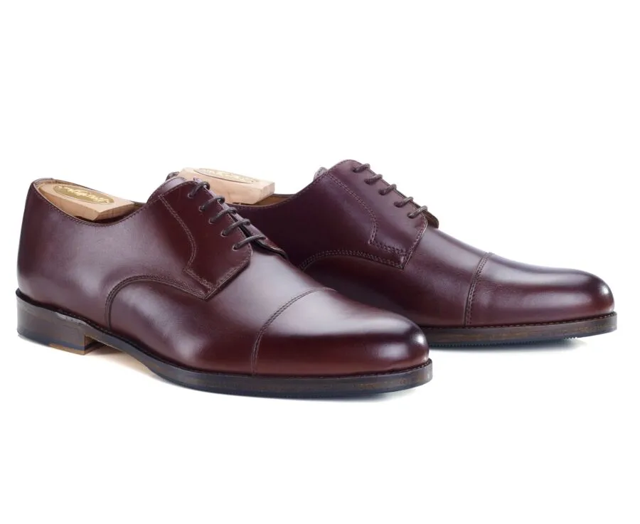 Burgundy Derby Shoes - Rubber pad - MAYFAIR CLASSIC PATIN