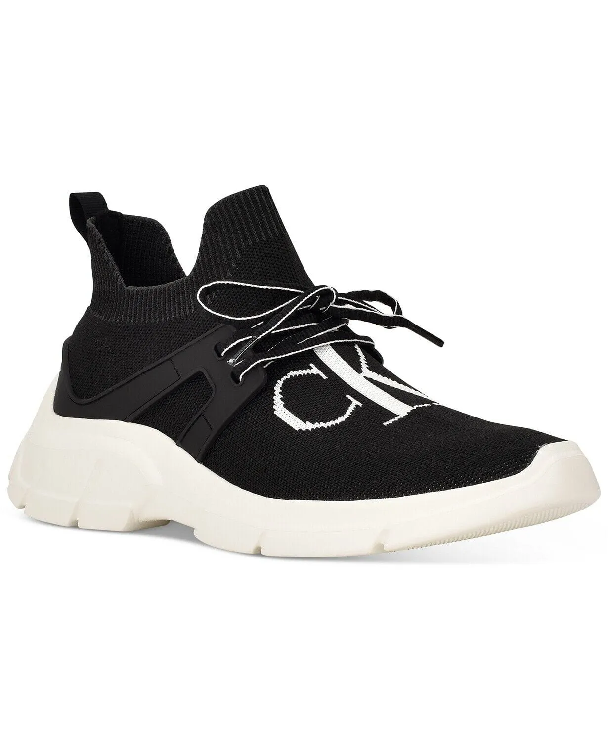 CALVIN KLEIN - Ranger Sock Knit Logo Sneakers