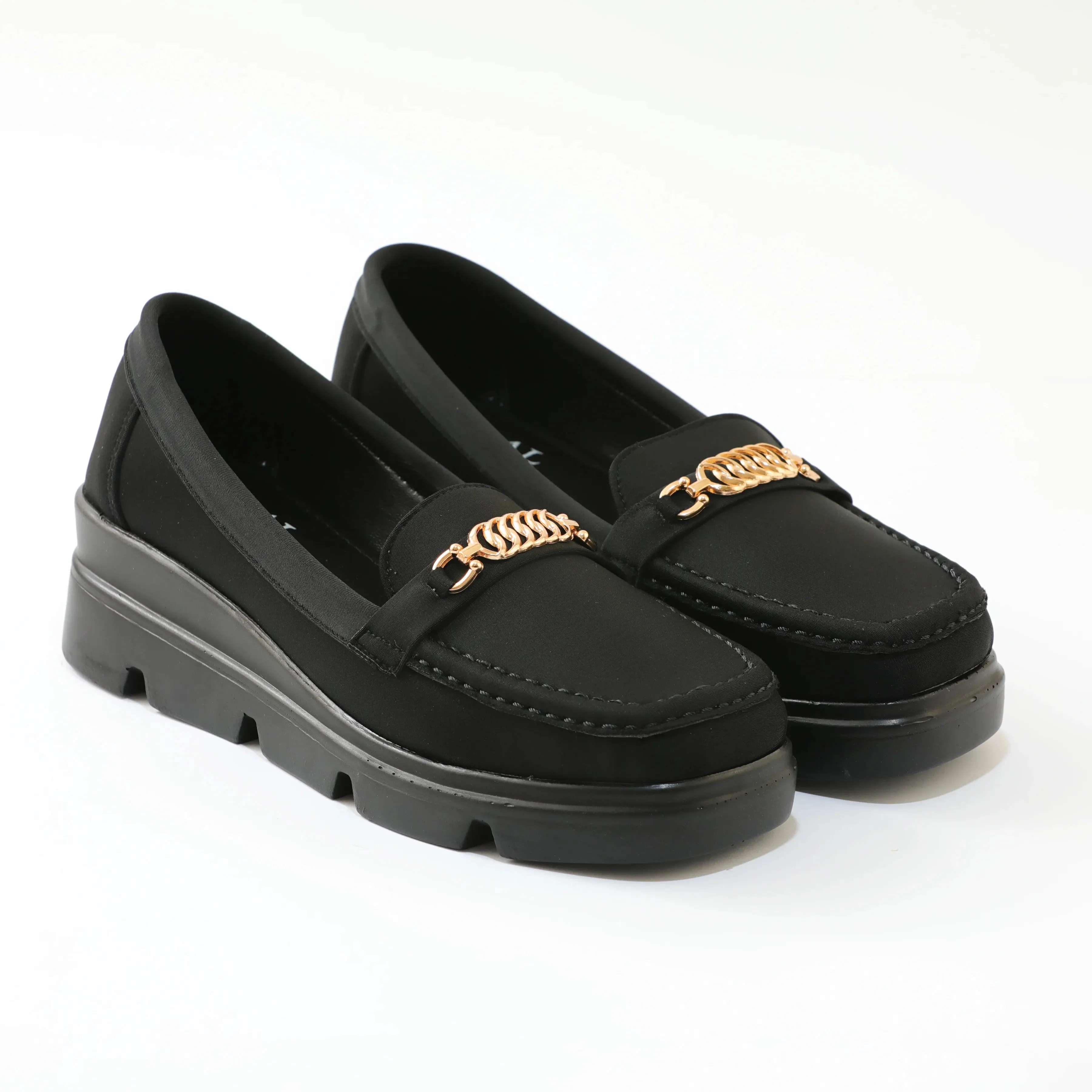 Camia Black women Wedge Shoes