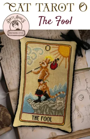 Cat Tarot 0  - The Fool - Dirty Annie's - Cross Stitch Pattern