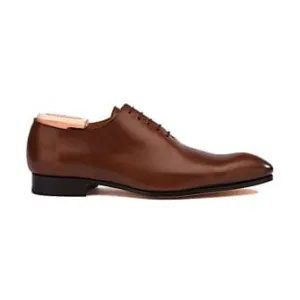 Chestnut Oxford shoes - Leather outsole - TIZZANO