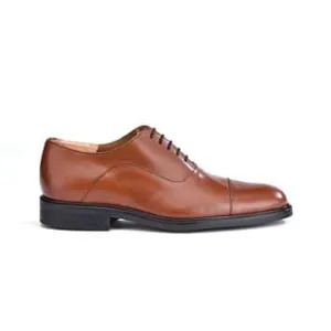 Chestnut Oxford shoes - Rubber outsole - BRACKLEY GOMME CITY