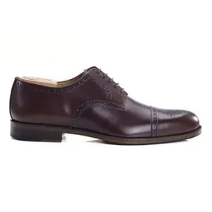 Chocolate Derby Shoes - Leather outsole &amp; rubber pad - BALDERTON PATIN