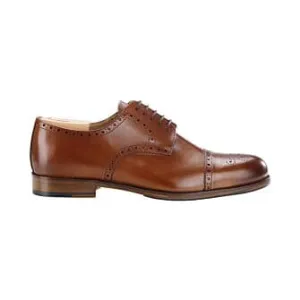 Chocolate Derby Shoes - Leather outsole &amp; rubber pad - BALDERTON PATIN