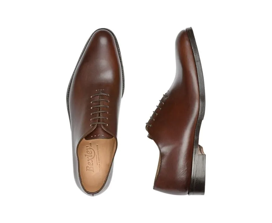 Chocolate Oxford shoes - Rubber pad - PETER PATIN