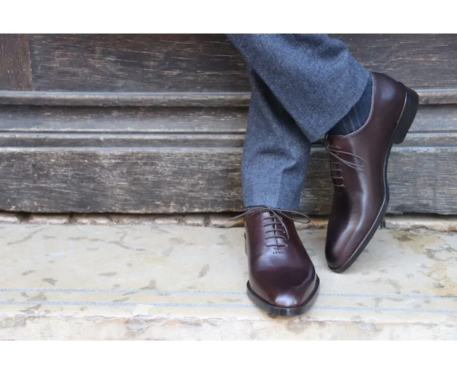 Chocolate Oxford shoes - Rubber pad - PETER PATIN