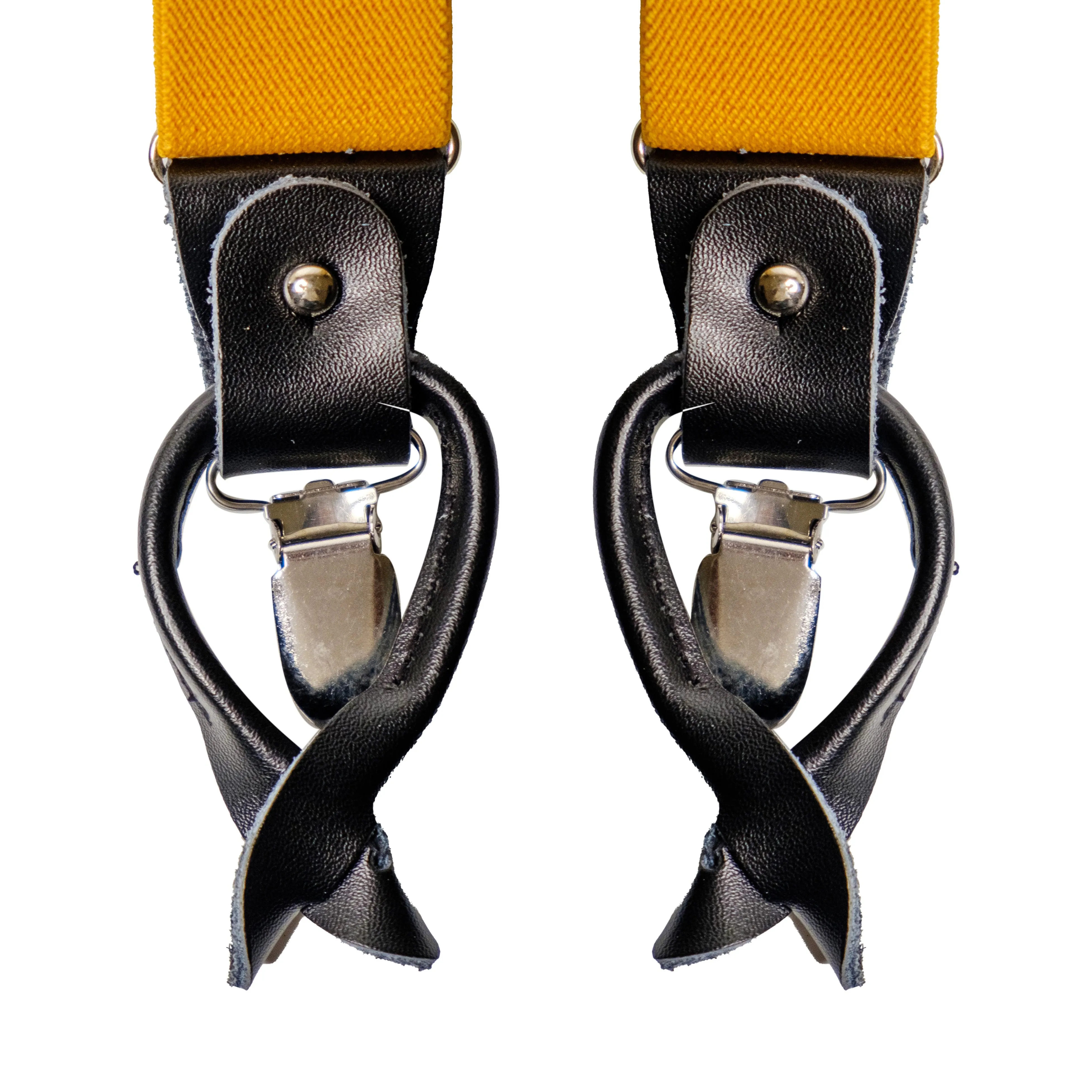 Chokore Y-shaped Plain Convertible Suspenders (Tangerine)