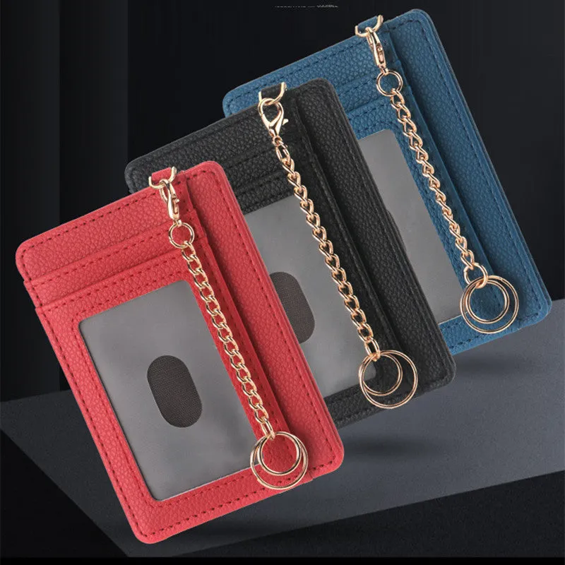 Cover Card Holder Women's Multiple Card Slots