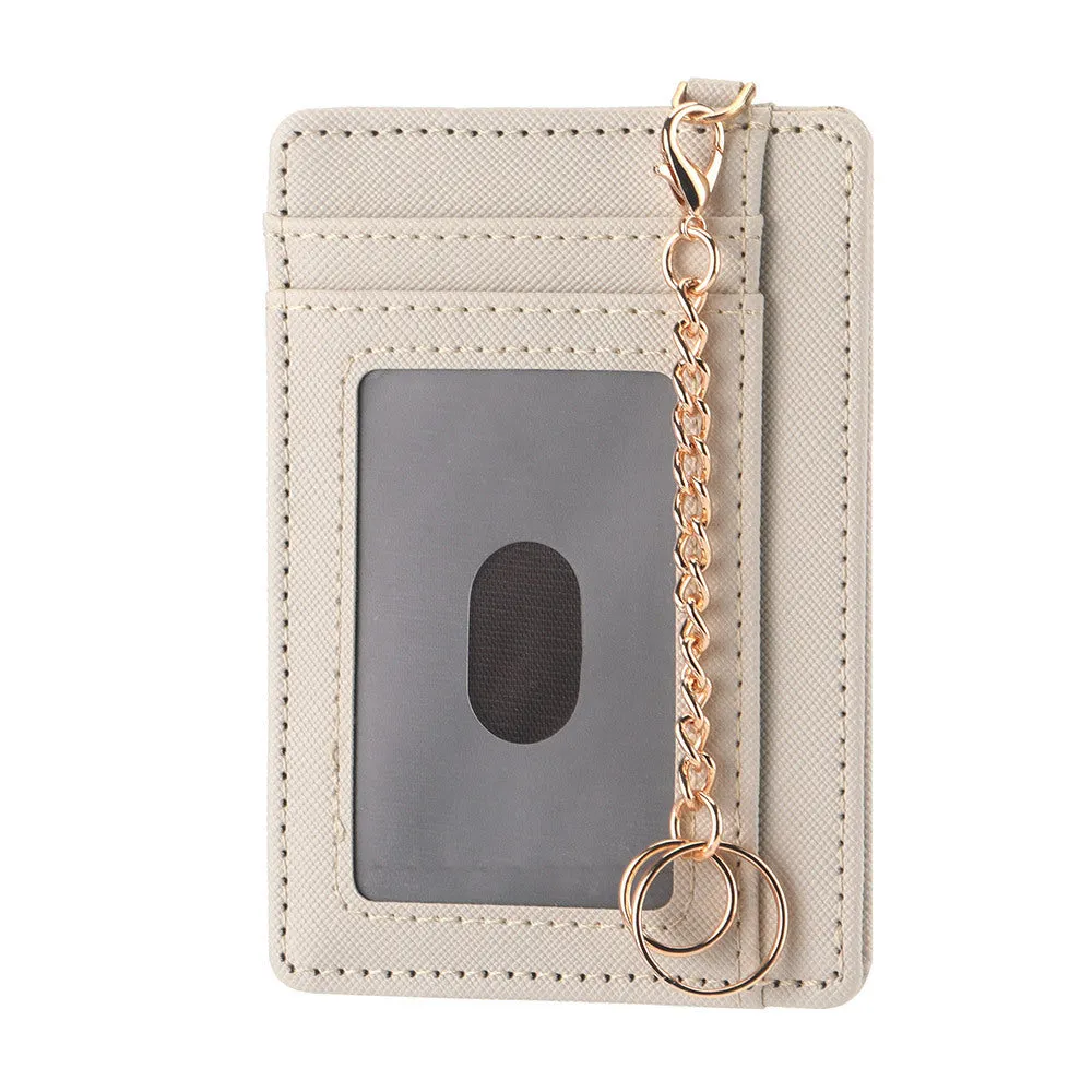 Cover Card Holder Women's Multiple Card Slots