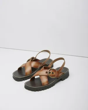 Criss-Cross Strap Sandal